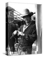 Le Rabbin au Far West THE FRISCO KID by Robert Aldrich with Harrison Ford, 1979 (b/w photo)-null-Stretched Canvas