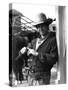 Le Rabbin au Far West THE FRISCO KID by Robert Aldrich with Harrison Ford, 1979 (b/w photo)-null-Stretched Canvas