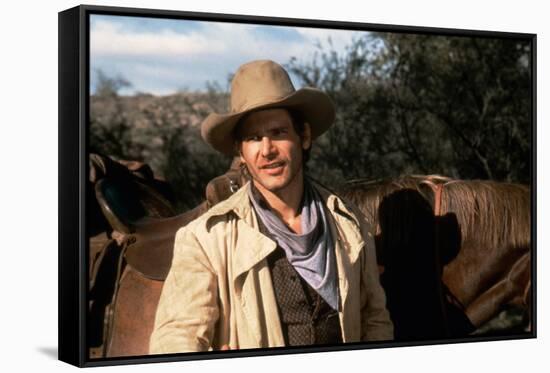 Le Rabbin au Far West THE FRISCO KID by Robert Aldrich with Harrison Ford, 1979 (photo)-null-Framed Stretched Canvas