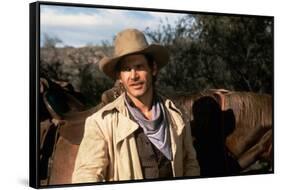 Le Rabbin au Far West THE FRISCO KID by Robert Aldrich with Harrison Ford, 1979 (photo)-null-Framed Stretched Canvas