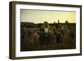 Le Rappel Des Glaneuses (Return of the Gleaners), 1859 (Mi 289)-Jules Breton-Framed Giclee Print