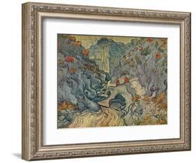 'Le Ravin', 1889-Vincent van Gogh-Framed Giclee Print