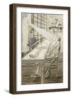 Le Rayon sur la brodeuse de dentelle-Carlos Schwabe-Framed Giclee Print