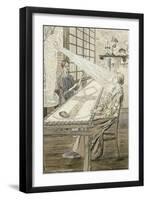 Le Rayon sur la brodeuse de dentelle-Carlos Schwabe-Framed Giclee Print