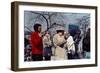 Le realisateur Jean Pierre Melville sur le tournage du film L' armee des Ombres en, 1969 (d'apres J-null-Framed Photo