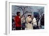 Le realisateur Jean Pierre Melville sur le tournage du film L' armee des Ombres en, 1969 (d'apres J-null-Framed Photo