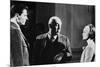 Le realisateur Otto Preminger,Tom Tryron and Romy Schneider sur le tournage du film Le Cardinal THE-null-Mounted Photo