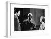 Le realisateur Otto Preminger,Tom Tryron and Romy Schneider sur le tournage du film Le Cardinal THE-null-Framed Photo