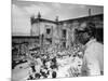 Le realisateur Sam Peckinpah sur le tournage du film La Horde Sauvage THE WILD BUNCH, 1969 (b/w pho-null-Mounted Photo