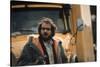 Le realisateur Stanley Kubrick sur le tournage du film Shining, 1980 (d'apres StephenKing) (photo)-null-Stretched Canvas