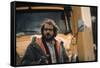 Le realisateur Stanley Kubrick sur le tournage du film Shining, 1980 (d'apres StephenKing) (photo)-null-Framed Stretched Canvas