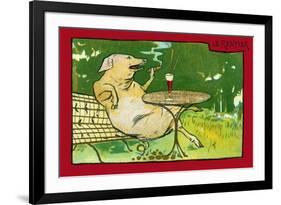 Le Rentier (The Annuitant)-null-Framed Premium Giclee Print