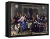 Le Repas chez Simon le Pharisien-Philippe De Champaigne-Framed Stretched Canvas