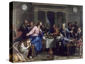 Le Repas chez Simon le Pharisien-Philippe De Champaigne-Stretched Canvas