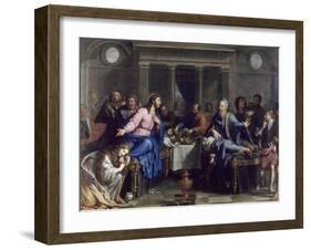 Le Repas chez Simon le Pharisien-Philippe De Champaigne-Framed Giclee Print