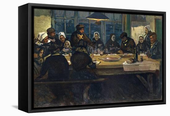 Le Repas D'Adieu, 1899-Charles Cottet-Framed Stretched Canvas
