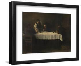 Le Repas des Pauvres-Alphonse Legros-Framed Giclee Print