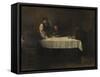 Le Repas des Pauvres-Alphonse Legros-Framed Stretched Canvas