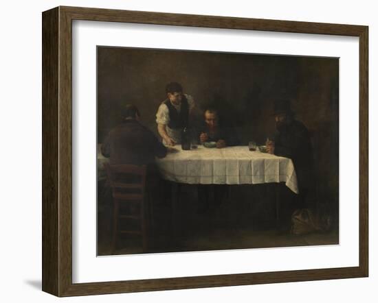 Le Repas des Pauvres-Alphonse Legros-Framed Giclee Print