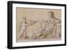 Le Repas-Piat Joseph Sauvage-Framed Giclee Print