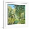 Le Repos au Bord du Ruisseau , 1872-Alfred Sisley-Framed Art Print