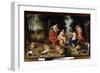Le Repos De Diane Pendant La Chasse  (Diana's Rest on the Hunt) Les Animaux (Loup, Cerf, Renard) T-Jan the Elder Brueghel-Framed Giclee Print
