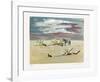 Le Repos des Cavaliers Sur la Plage-Yves Brayer-Framed Limited Edition