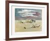 Le Repos des Cavaliers Sur la Plage-Yves Brayer-Framed Limited Edition