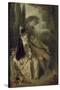 Le Repos Gracieux, C.1713-Jean Antoine Watteau-Stretched Canvas