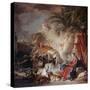 Le Repos Lors De La Fuite En Egypte  (Rest on the Flight into Egypt) Peinture De Francois Boucher-Francois Boucher-Stretched Canvas