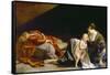 Le Repos Pendant La Fuite En Egypte - the Rest on the Flight into Egypt - Orazio Gentileschi (1563--Orazio Gentileschi-Framed Stretched Canvas