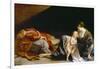 Le Repos Pendant La Fuite En Egypte - the Rest on the Flight into Egypt - Orazio Gentileschi (1563--Orazio Gentileschi-Framed Giclee Print