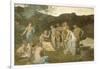 Le repos-Pierre Puvis de Chavannes-Framed Giclee Print