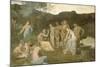 Le repos-Pierre Puvis de Chavannes-Mounted Giclee Print