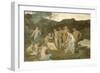 Le repos-Pierre Puvis de Chavannes-Framed Giclee Print