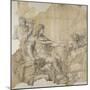 Le Rétablissement de la navigation-Charles Le Brun-Mounted Giclee Print