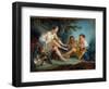 Le Retour De La Chasse De Diane Painting by Francois Boucher (1703-1770) 1745 Sun. 0,94X1,31 M Pari-Francois Boucher-Framed Giclee Print