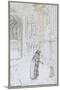 Le Rêve : Enfant abandonné et personnage sous la neige prés d'une église-Carlos Schwabe-Mounted Giclee Print