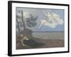 Le rêve. "Il voit dans son sommeil l'Amour, la Gloire et la Richesse lui apparaître"-Pierre Puvis de Chavannes-Framed Giclee Print