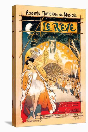 Le Reve-Th?ophile Alexandre Steinlen-Stretched Canvas