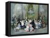 Le Reveillon - vaudeville play written by Henry Meilhac and Ludovic Halevy-Edmond Morin-Framed Stretched Canvas