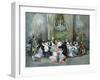 Le Reveillon - vaudeville play written by Henry Meilhac and Ludovic Halevy-Edmond Morin-Framed Giclee Print