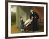 Le révérend Randall Burroughes et son fils Ellis-Johann Zoffany-Framed Giclee Print