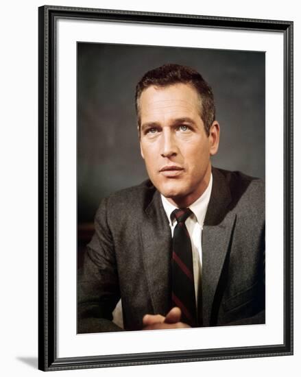 Le Rideau Dechire TORN CURTAIN by Alfred Hitchcock with Paul Newman, 1966 (photo)-null-Framed Photo