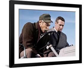 Le Rideau Dechire TORN CURTAIN by Alfred Hitchcock with Paul Newman, 1966 (photo)-null-Framed Photo