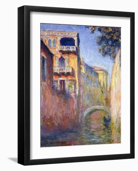 Le Rio de La Salute, 1908-Claude Monet-Framed Giclee Print