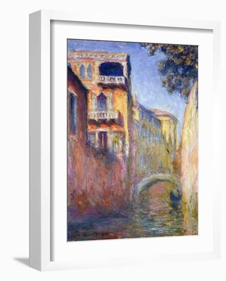 Le Rio de La Salute, 1908-Claude Monet-Framed Giclee Print