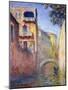 Le Rio de La Salute, 1908-Claude Monet-Mounted Giclee Print