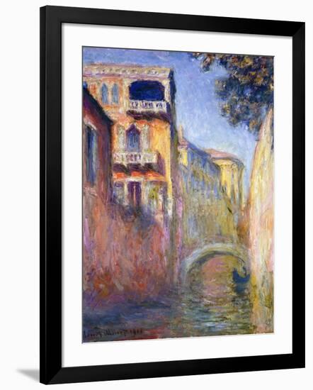 Le Rio de La Salute, 1908-Claude Monet-Framed Giclee Print