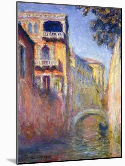Le Rio de La Salute, 1908-Claude Monet-Mounted Premium Giclee Print